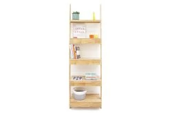 Oak Leaning Ladder Drawers -Cozy Home Shop 03oak rounded ladder drawers120918