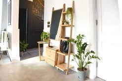 Poirot Table -Cozy Home Shop 1 Leaning Cabinet 30 10 18 36fn sz