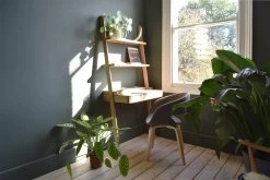 Oak LeaningLadder Desk -Cozy Home Shop 1 Leaning Desk 02 10 18