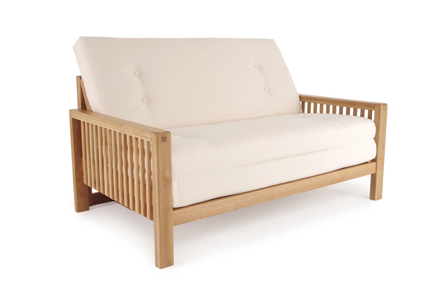 Rondo - 2 Seater Solid Oak Sofa Bed 6 Rondo - 2 Seater Solid Oak Sofa Bed - Image 6