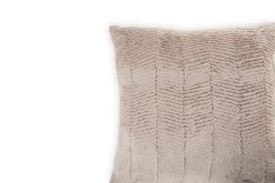 Chevron Faux Fur Cushion 60x60cm (Natural) -Cozy Home Shop 22.09.2023 2801 8fnl q3