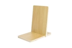 Slot Bookends (oak) -Cozy Home Shop 2 Slot Bookend Oak 18 12 18