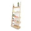 Oak Wide LeaningLadder Shelves