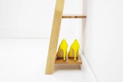 Oak Leaning Ladder Mirror -Cozy Home Shop 4oak rounded leaning mirror120918