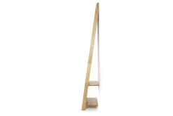 Oak Leaning Ladder Mirror -Cozy Home Shop 5oak rounded leaning mirror120918