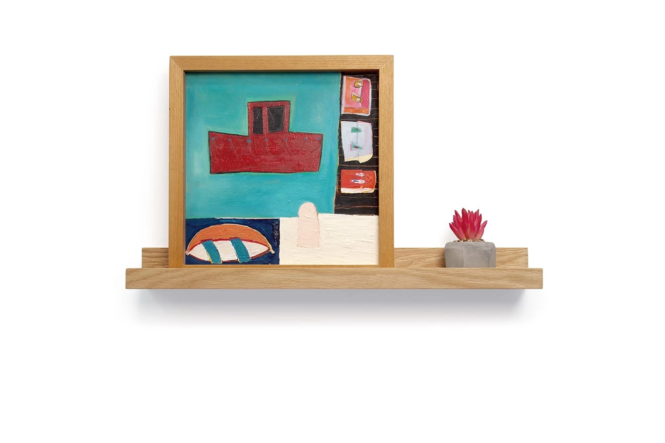 Medium Oak Picture Rail (60cm) 1 Medium Oak Picture Rail (60cm)