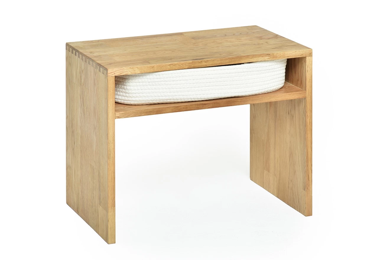 Oak Supper Table With Shelf 1 Oak Supper Table With Shelf