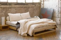 Loop Kingsize Bed -Cozy Home Shop Birch Double Loop Bed Location Shot