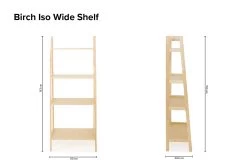 Birch Iso Wide Shelf -Cozy Home Shop Birch Iso Wide Shelf
