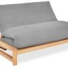Linear - 2 Seater Birch Double Sofa Bed (V2)