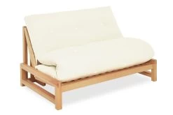 Linear - 2 Seater Birch Double Sofa Bed (V2) -Cozy Home Shop Birch Linear 2 Seater no cover