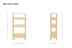 Birch Slim Trolley -Cozy Home Shop Birch Slim Trolley