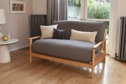 Haiku - 2 Seater Birch Double Sofa Bed -Cozy Home Shop Block 1 Image Birch Haiku 2 Seat 2