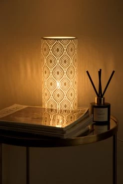 Kashmir Lamp With Wooden Base 5 Kashmir Lamp With Wooden Base -Cozy Home Shop Block 18 Lighting