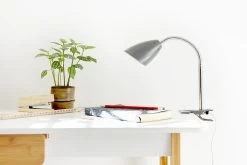 Reading Clip Lamp (LED) (Wild Dove Grey)