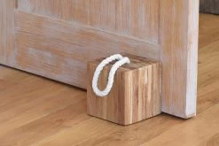 Oak Cube Doorstop
