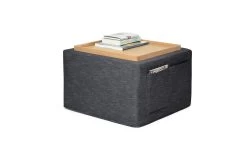 Cube Bed (Coast Weave Cover) Magazine Pocket Version -Cozy Home Shop Cube Bed Coast Weave Charcoal 1