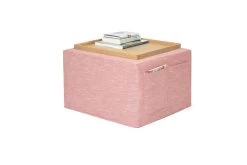Cube Bed (Coast Weave Cover) Magazine Pocket Version -Cozy Home Shop Cube Bed Coast Weave Sandstone Pink 1 3wiu 3u