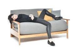 Haiku - 2 Seater Birch Double Sofa Bed -Cozy Home Shop DR1 2798