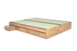 Oak Platform Kingsize Storage Bed -Cozy Home Shop DR1 2951 n7fn hu