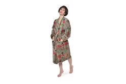 Paradise Velvet Robe (Olive Green) -Cozy Home Shop DR2 2028 jf9e pl