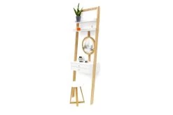 Bamboo & MDF Leaning Ladder Mini Dressing Table