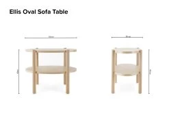 Ellis Oval Sofa Table -Cozy Home Shop Ellis Oval Sofa Table 7upw u5