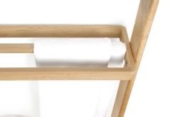 Oak Leaning Laundry Station -Cozy Home Shop FC Oak Leaning Laundry Station 17 detail