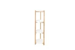 Bathroom 4 Tier Round Shelf Unit