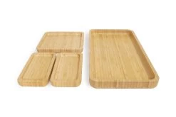 Bamboo Collect Trays (Set Of 4) 13 Bamboo Collect Trays (Set Of 4) -Cozy Home Shop FC Bamboo Collect Trays 2