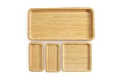 Bamboo Collect Trays (Set Of 4)