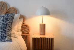 Bell Table Lamp (White) -Cozy Home Shop FC Bell Table Lamp White LF Bromley 3