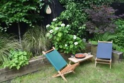 Oak Mini Deck Chair (Dark Charcoal) -Cozy Home Shop FC Birdhouse Tear Drop Sparrows LS edited 7 7v4o v0