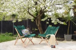 Butterfly Folding Chair (large) 11 Butterfly Folding Chair (large) -Cozy Home Shop FC Butterfly Chair Highland Green Clay LF