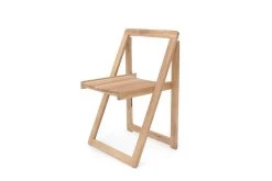 Oak Loop Folding Chair