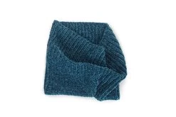 Chenille Knitted Neck Warmer (Oslo Blue) -Cozy Home Shop FC Chenille neck warmer oslo blue 2 y2yz 6k