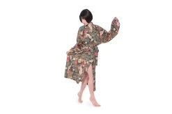 Crane Robe -Cozy Home Shop FC Crane Bathrobe Wild Dove Grey 10