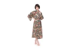 Crane Robe -Cozy Home Shop FC Crane Bathrobe Wild Dove Grey 11