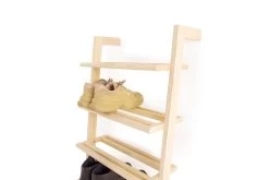 Leaning Ella Tall Shoe Rack -Cozy Home Shop FC Ella Tall Shoe Rack 7