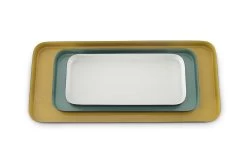 Rectangular Enamel Tray - Medium (Fjord Blue) -Cozy Home Shop FC Enamel Rectangular Tray 2 ijg9 yn