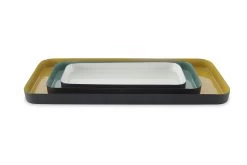 Rectangular Enamel Tray - Medium (Fjord Blue) -Cozy Home Shop FC Enamel Rectangular Tray 3 5hq9 0n