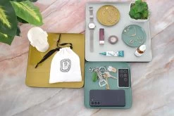 Square Enamel Tray - Large (Cool Grey) -Cozy Home Shop FC Enamel Square Tray 8tvj 9z x599 4y