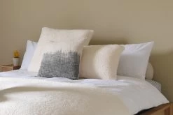 Faux Sheepskin Cushion (40x60cm) -Cozy Home Shop FC Faux Sheepskin Cushion 40x60cm WH 1