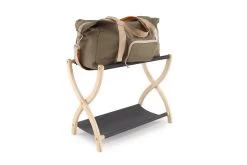 Birch Folding Luggage Rack (Charcoal) -Cozy Home Shop FC Folding Luggage Rack Charcoal 3 v2