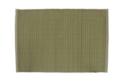 Hapur Cotton Ribbed Rug (60x90cm) (Olive Green)