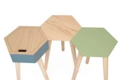 Hex Table (Aspen Green) -Cozy Home Shop FC Hex Side Table Group 6