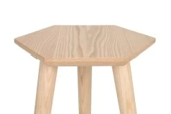 Hex Table (Solid Ash) -Cozy Home Shop FC Hex Side Table Solid Ash 1