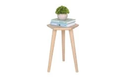 Hex Table (Solid Ash) -Cozy Home Shop FC Hex Side Table Solid Ash 5