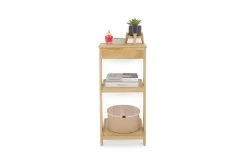 Oak Leaning Laya Narrow Bedside Table -Cozy Home Shop FC Laya Leaning Bedside Table 6 lz29 sm