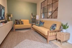 Vienna - 2 Seater Solid Oak Double Sofa Bed 23 Vienna - 2 Seater Solid Oak Double Sofa Bed -Cozy Home Shop FC Malmo Bedside Table LF DS 7 x4jn d3